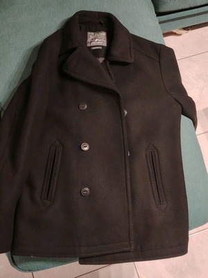 Jack and Jones short black coat like new size medium