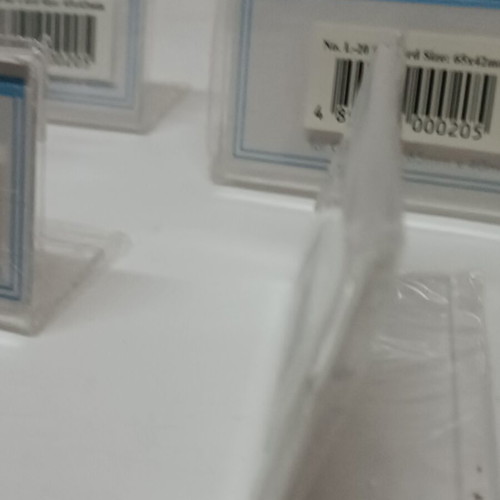Plexiglass Stands new, L shape, 6.5x4.2x2.5 cm