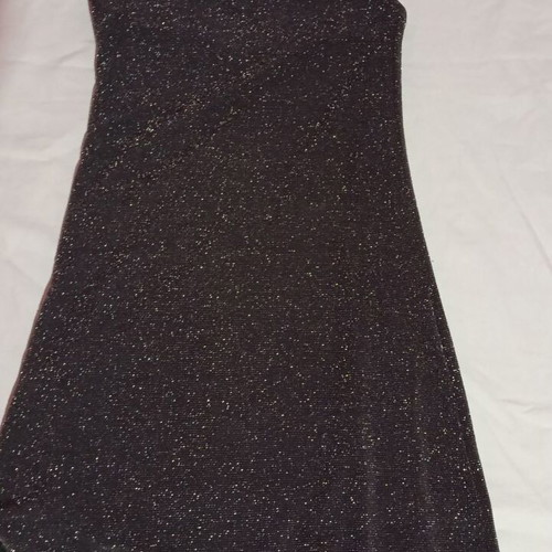 Vintage asymmetrical dress S/M used, silver