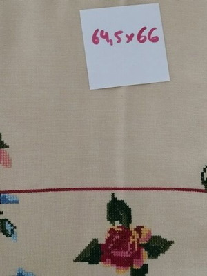 κέντημα καρέ χειροποίητο