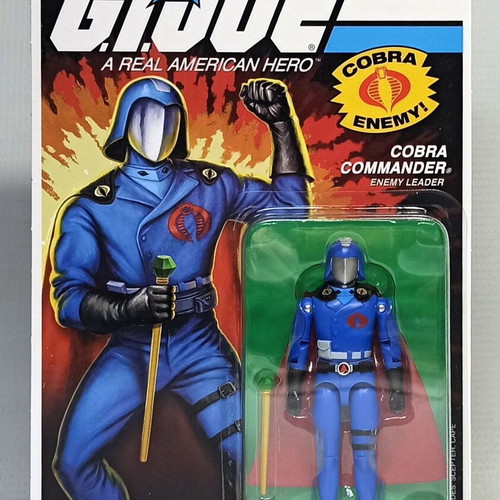 Super7 GI Joe Cobra Commander ReAction+ action figure new 3.75''