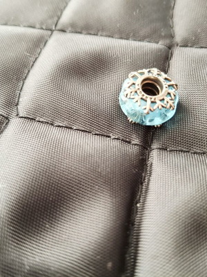 Pandora charms like new, turquoise and silver