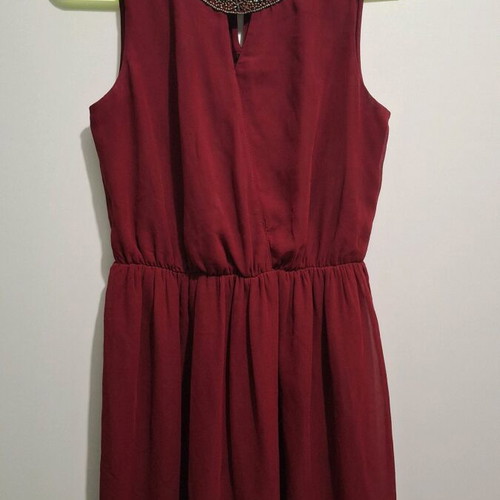 Red evening dress Zara like new, size XS