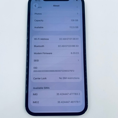 iPhone 13 128GB black used with fast charger and cable
