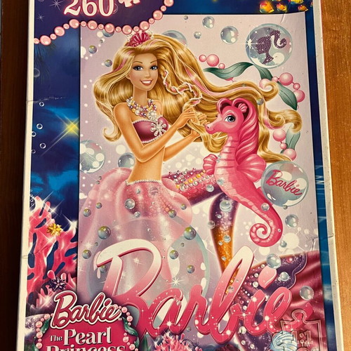 Puzzle Barbie the pearl princess Trefl 260 pieces like new