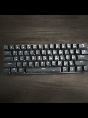 Savio Blackout RGB Gaming Keyboard Brown Switches like new