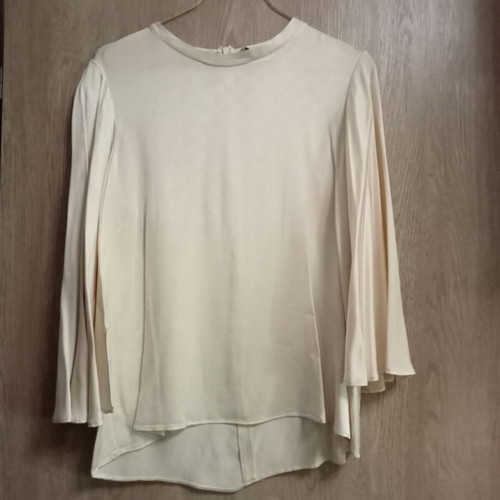 Zara official blouse large beige, like new
