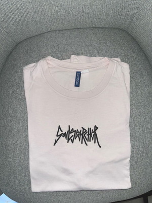 H&M T-shirt used, size M, pink