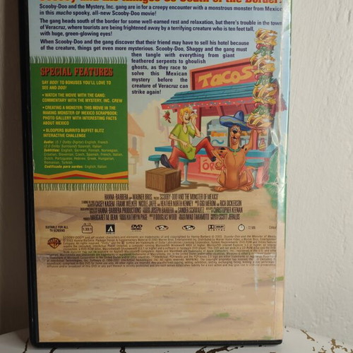 Scooby Doo and the Monster of Mexico DVD used with subtitles