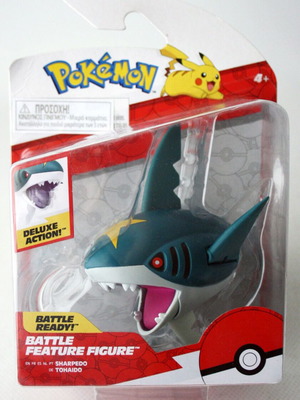 Pokemon 2021 Sharpedo Battle Feature figure Jazwares new