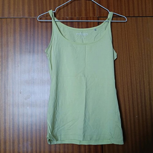 Women’s top new, yellow, strap, size XS