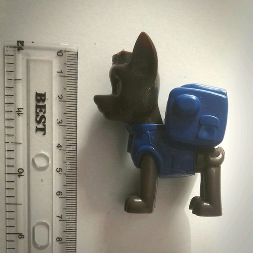 Paw Patrol Police Dog Figure used