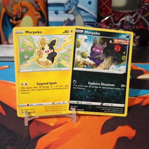 Morpeko Pokémon card, near mint condition