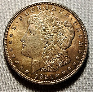 Αμερική 1 δολάριο 1921 Ασημένιο
