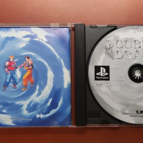 Double Dragon PlayStation game used NTSC-JAP