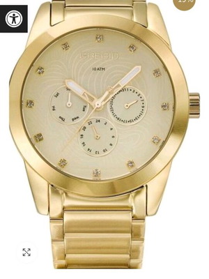 Gregio women's watch used gold stainless steel