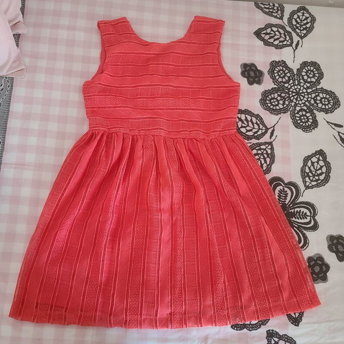 Zara summer dress like new, red orange, size 164 cm