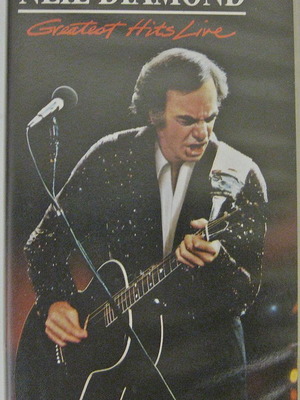 Neil Diamond Greatest Hits Live κασέτα VHS καινούργιο