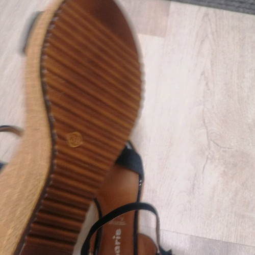 Tamaris new women's sandals blue, size 39