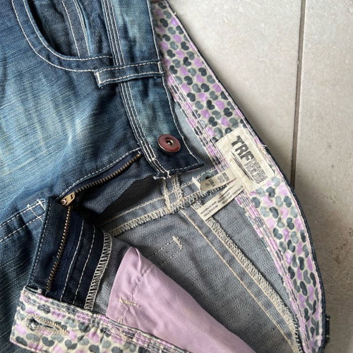 Short denim skirt TRF No S XS blue jean like new