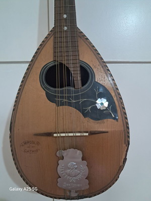 Rare Italian Mandolin used, handmade, collectible