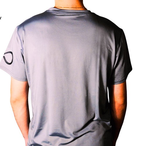Legendary T-shirt grey size L, new, polyester-spandex blend