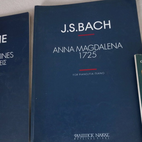 Music books used, pack of 7, for harmonium