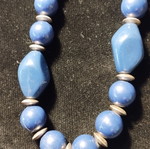 Necklace used, blue