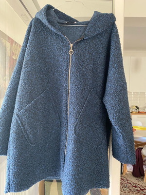 Blue jacket coat size Large like new