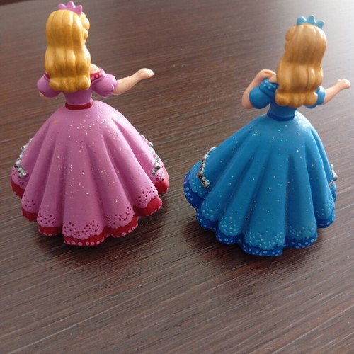 Princess figures used, set of two