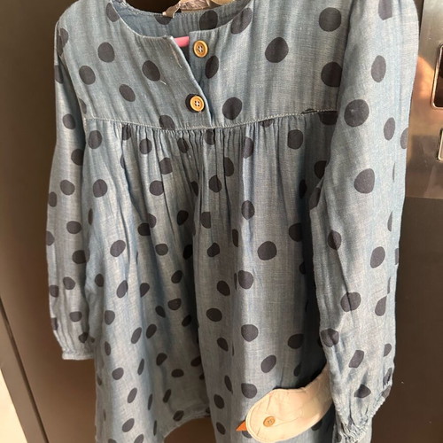 Girls' dress like new, blue, ages 5-6