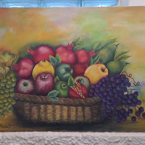 Oil painting canvas 50x70 cm like new