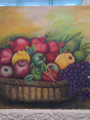 Oil painting canvas 50x70 cm like new
