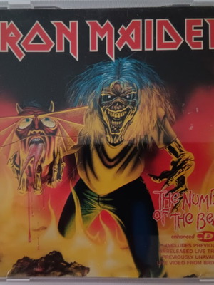 Iron Maiden The Number of the Beast CD single used, metal