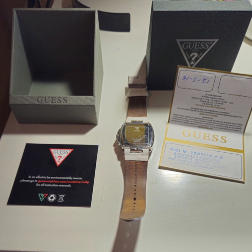Guess women's watch used with box and purchase receipt