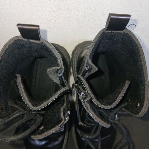 Marikelly kids combat boots No.33 like new, grey silver