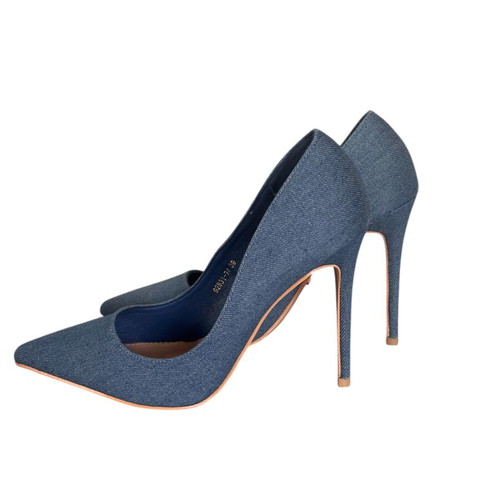 Deezee Blue Pumps New With Thin High Heel 12 cm