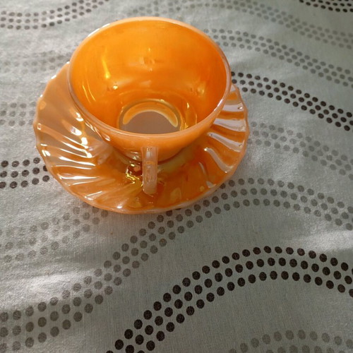 Vintage cups set of 5 with saucers like new