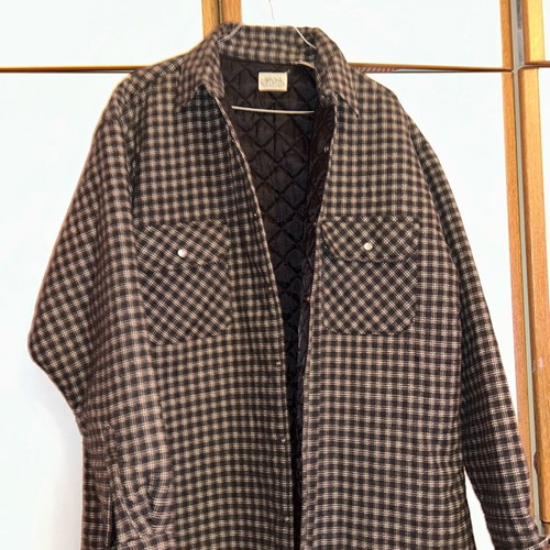 Ash Creek unisex jacket L like new, cotton, black and gray