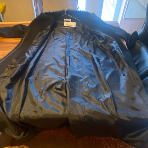 Anna Riska Black Long Coat New With Tags XL