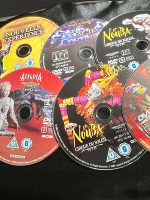 Cirque du Soleil DVD set 7 new shows La Nouba, Dralion, Alegría