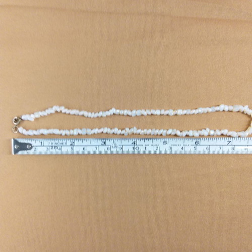 Short necklace with ivory stones used, 1960s from Sudan