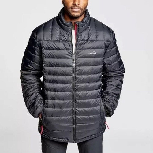 Peter Storm Coastal Down Jacket new, men's winter coat with down and feathers, size S/M, dark gray