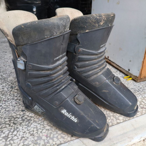 Μπότες σκι Raichle RX560 μεταχειρισμένες, vintage γκρι νούμερο 10
