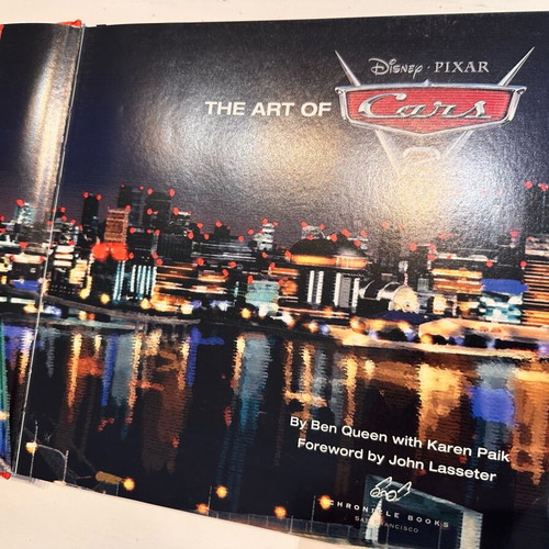 The Art of Cars 2 Disney Pixar hardcover art book used