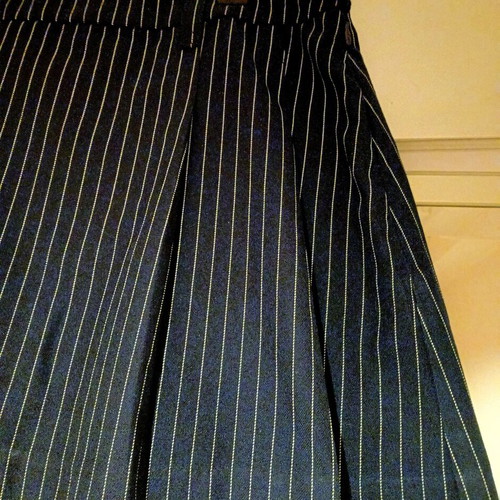 H&M Divided Mini Skirt dark blue with white stripes, new, size M