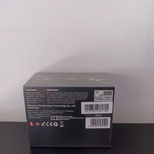 VooPoo Maat Tank 6.5ml new, black