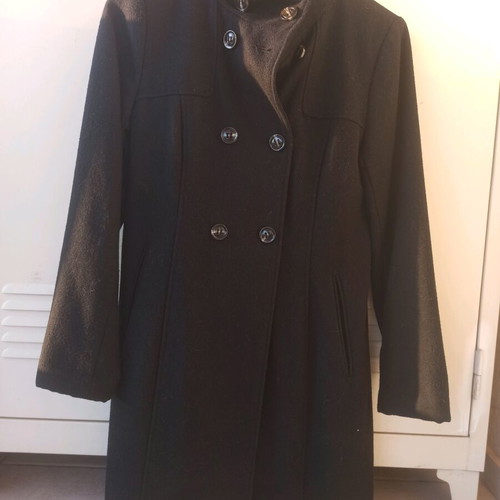 Pull&Bear winter coat like new, black, size L