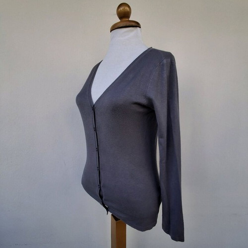 Miss Simbolo cardigan size M gray like new