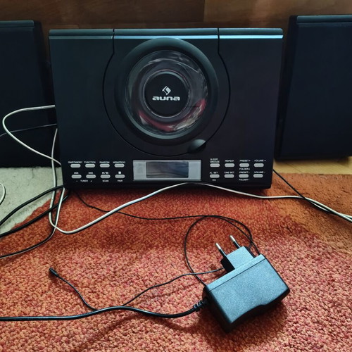 Auna MC-120 CD player used with radio, Bluetooth and USB